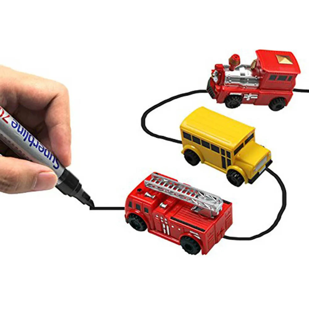 KritzelKarren™ / Rückverfolgbares Spielzeugauto & Induktiver Zauberstift