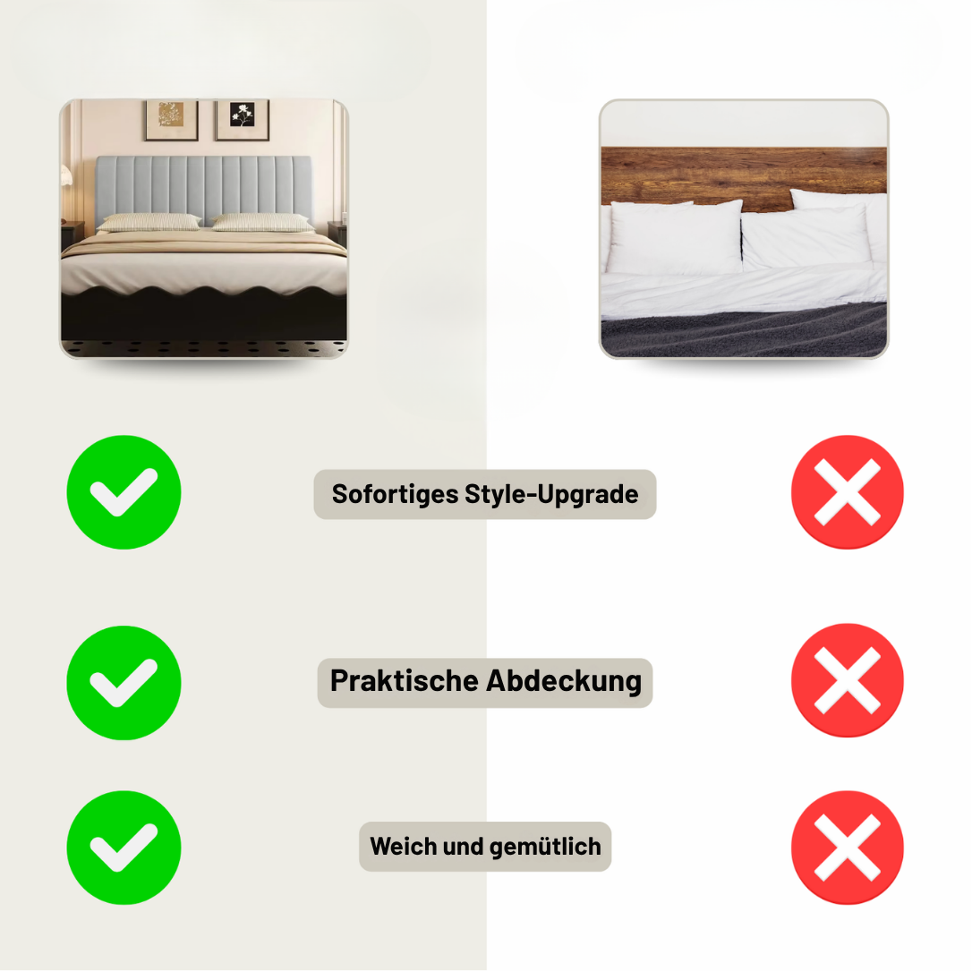 SerenaHead™ – Verleihe deinem Schlafzimmer stilvolle Eleganz