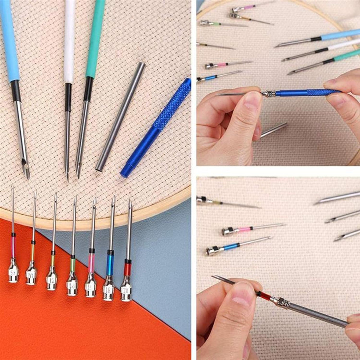 Stickerei | Ergonomisches Nadelset | Handfreundlich & Vielseitig | StickStil