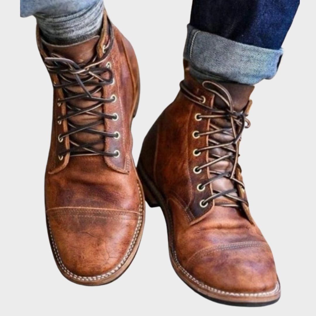Martialisch | Stiefeletten aus Leder