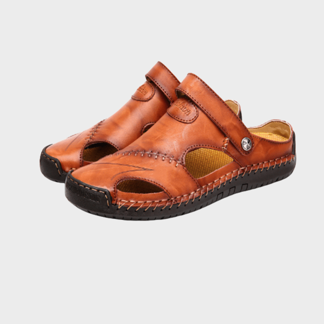 Chris | Orthopädische Ledersandalen