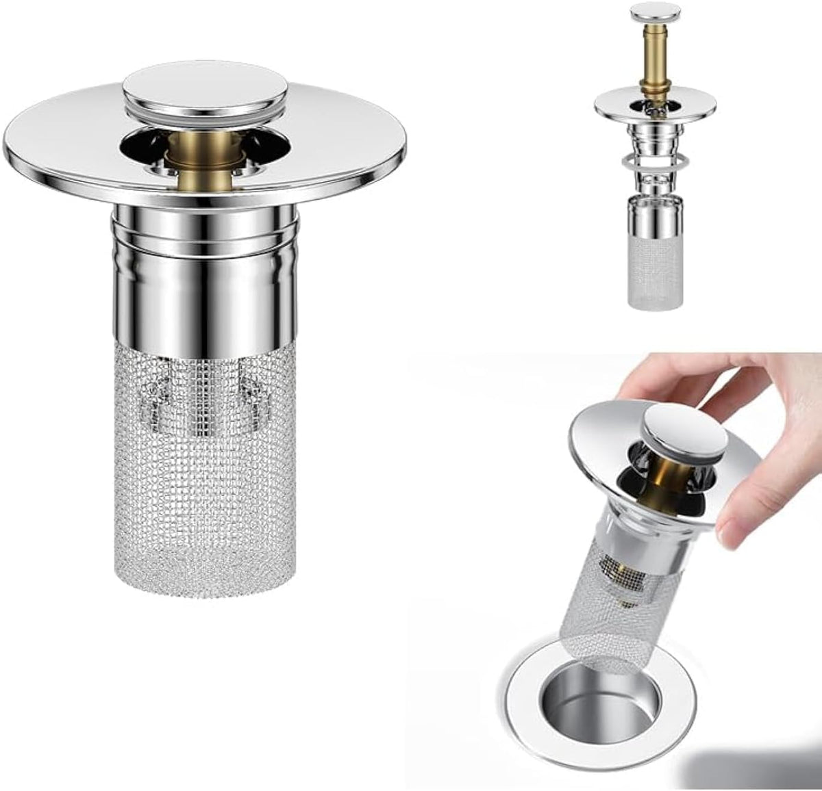 AbflussAss™ / Schwerlast Stahl Abflusssieb - Sopheria