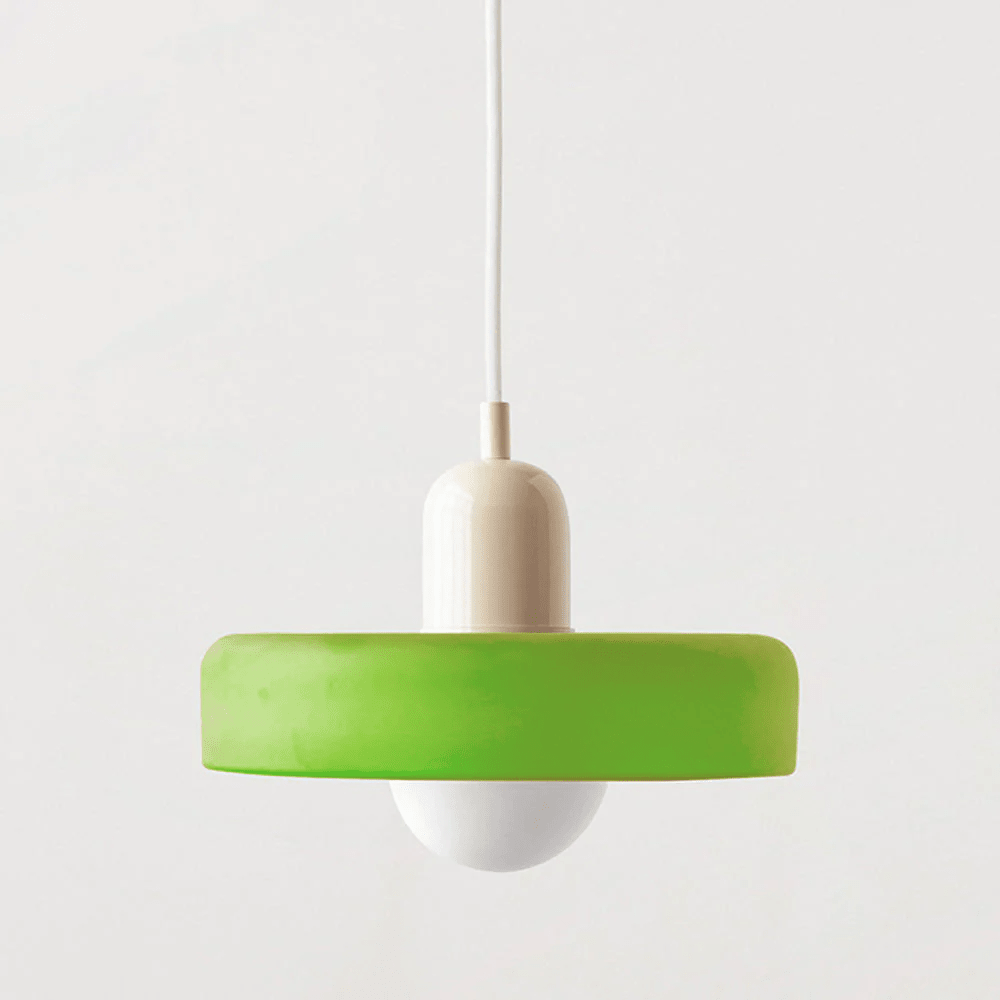Aurelio™ | Bauhaus-Pendelleuchte aus farbigem Glas - Sopheria
