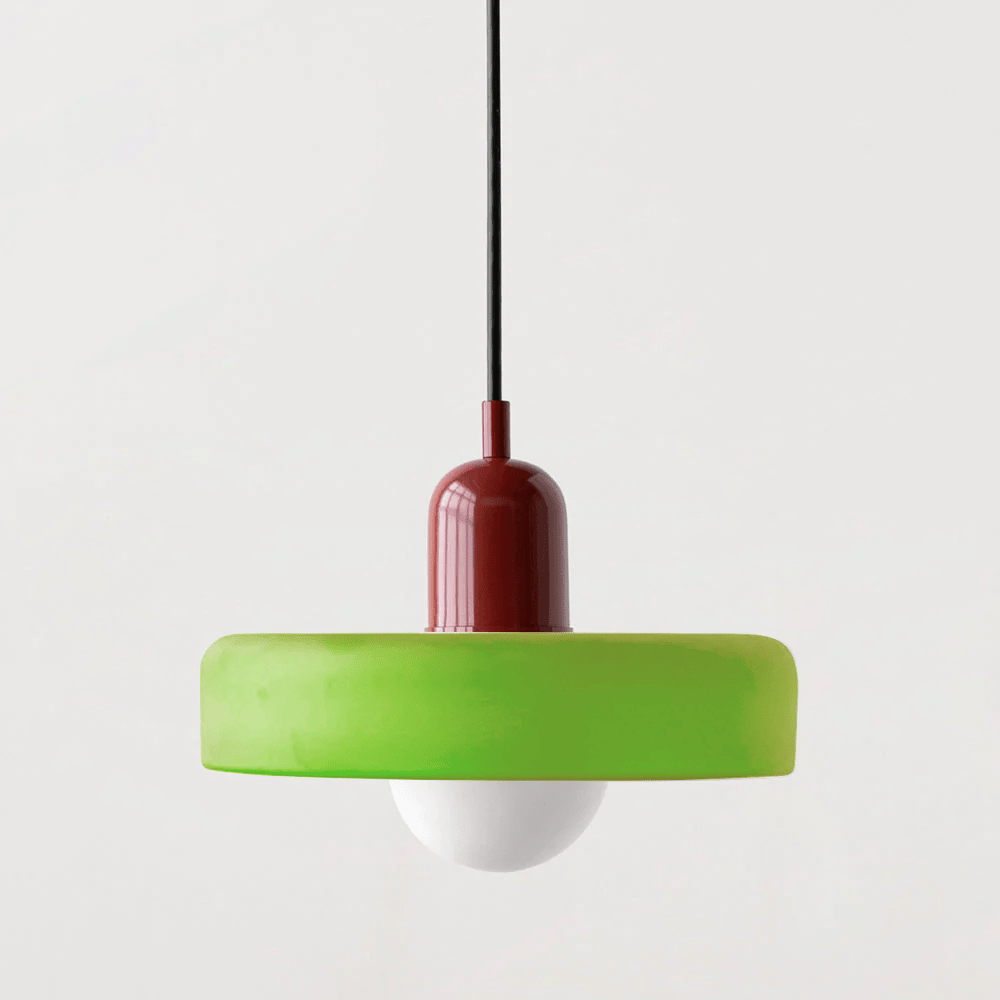 Aurelio™ | Bauhaus-Pendelleuchte aus farbigem Glas - Sopheria