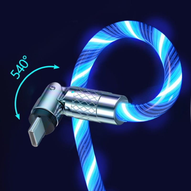 BlitzBand™ / 540° drehbares Schnellladekabel mit Beleuchtung - Sopheria