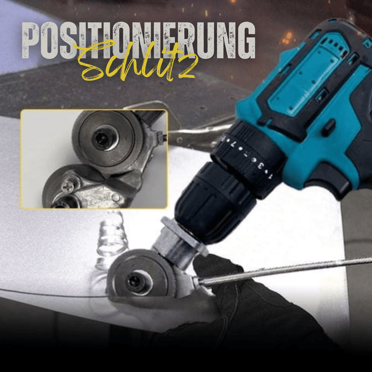BohrSchneider – Metall Schneidaufsatz - Sopheria