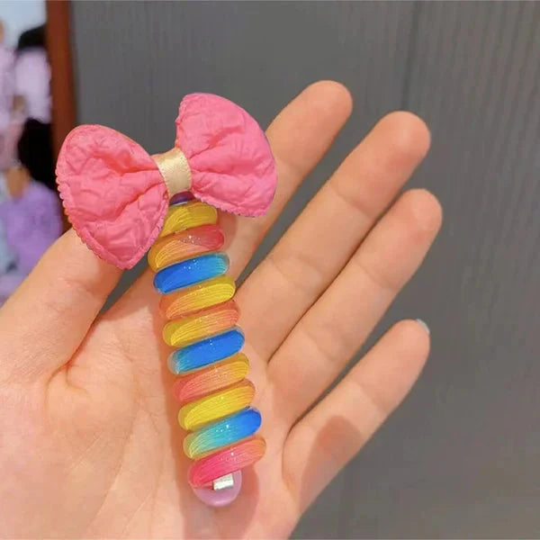 HaarHerz⢠/ Kleine Prinzessin Telefonkabel Haargummis