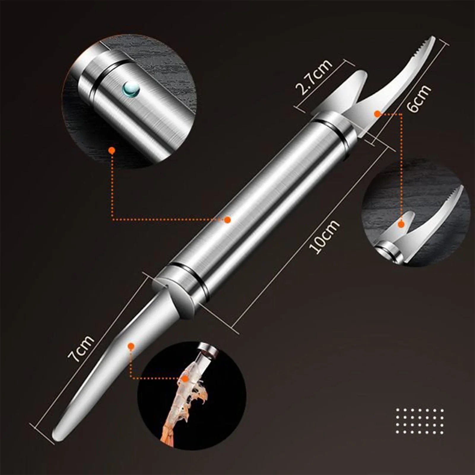 MarinEdge™ / Multifunktionales 5-in-1 Garnelen- & Fischmesser