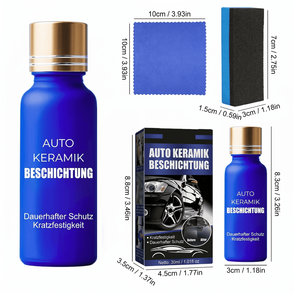 Cerashine - Nano Keramik Versiegelung für Glanz & Schutz - Sopheria