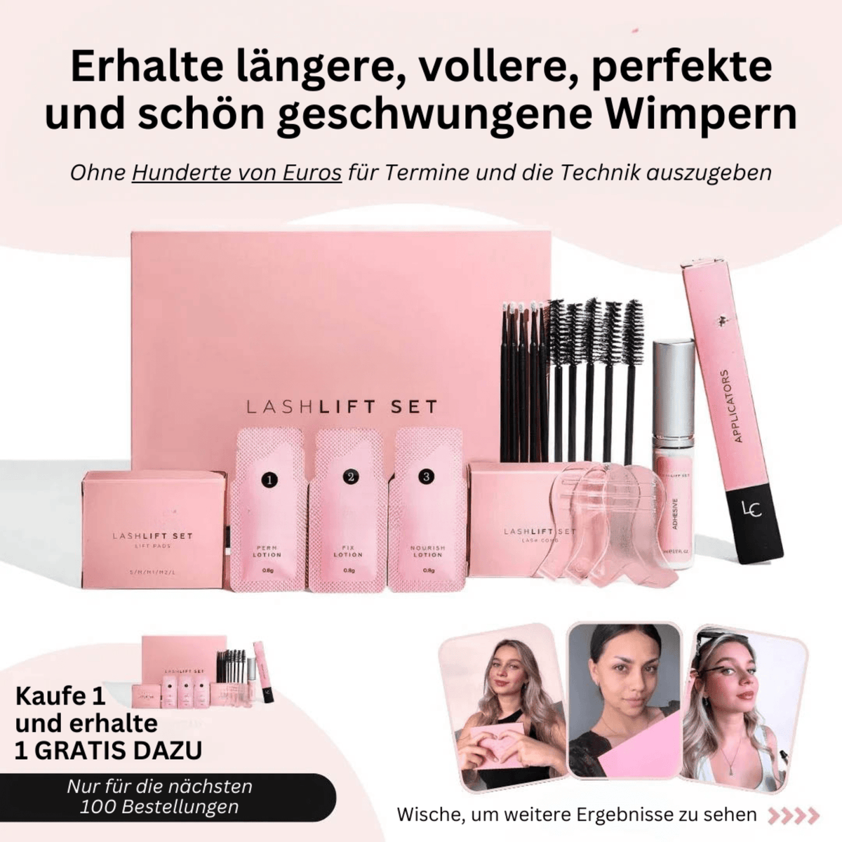 Cilora - Wimpernlifting Set (1+1 GRATIS) - Sopheria