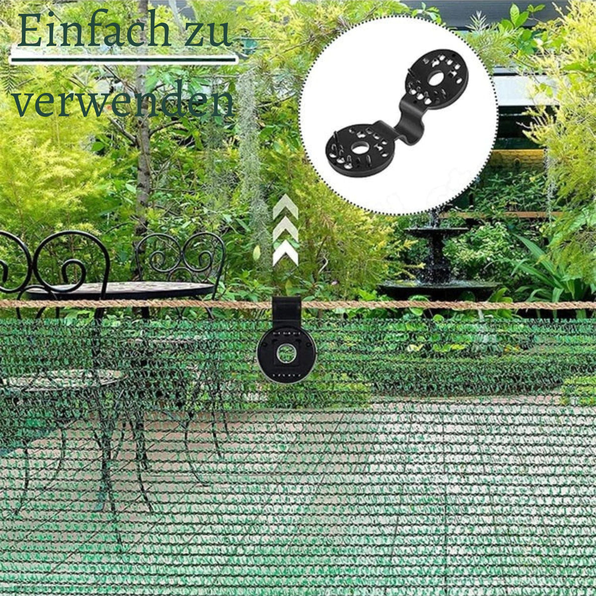 ClipKraft™ / Robuste Clips Zum Befestigen Von Netzen (x20) - Sopheria