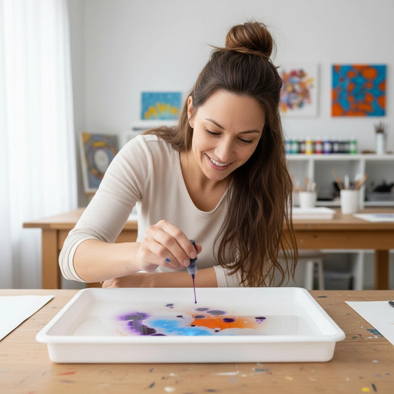 AquaSwirl Marmor Effekt Wasser Kunst Kinder