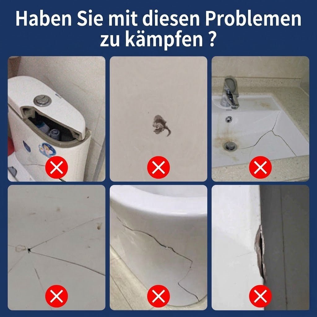 Crackon - Reparaturpasten-Set für Risse in Keramikfliesen - Sopheria