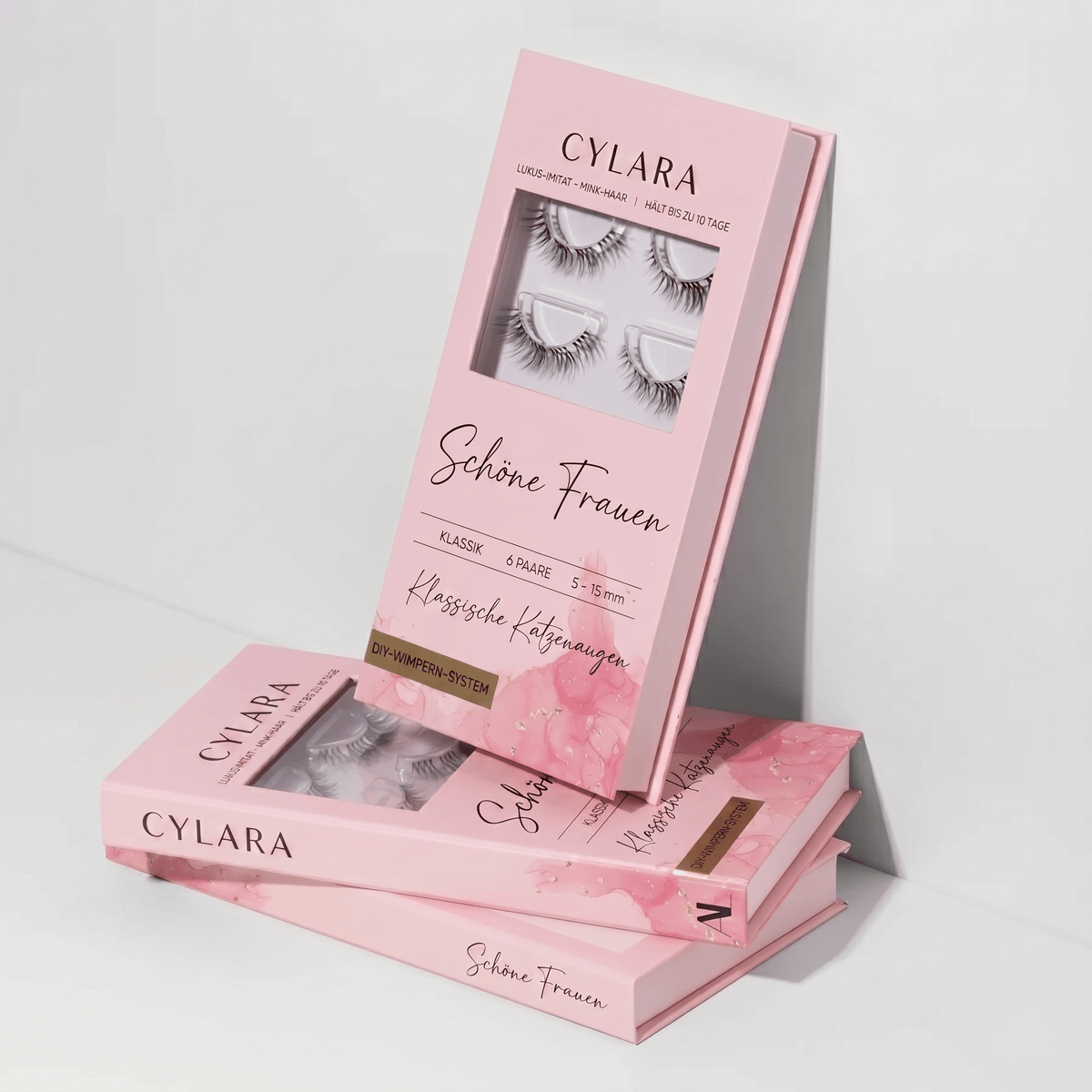 Cylara - Komplettes Wimpern Set für Anfänger (5–15mm) - Sopheria