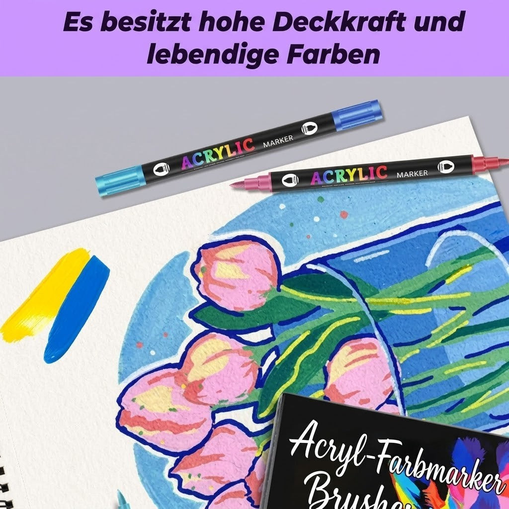 KunstKlick™ / Acrylfarbstifte für lebendige Kreationen