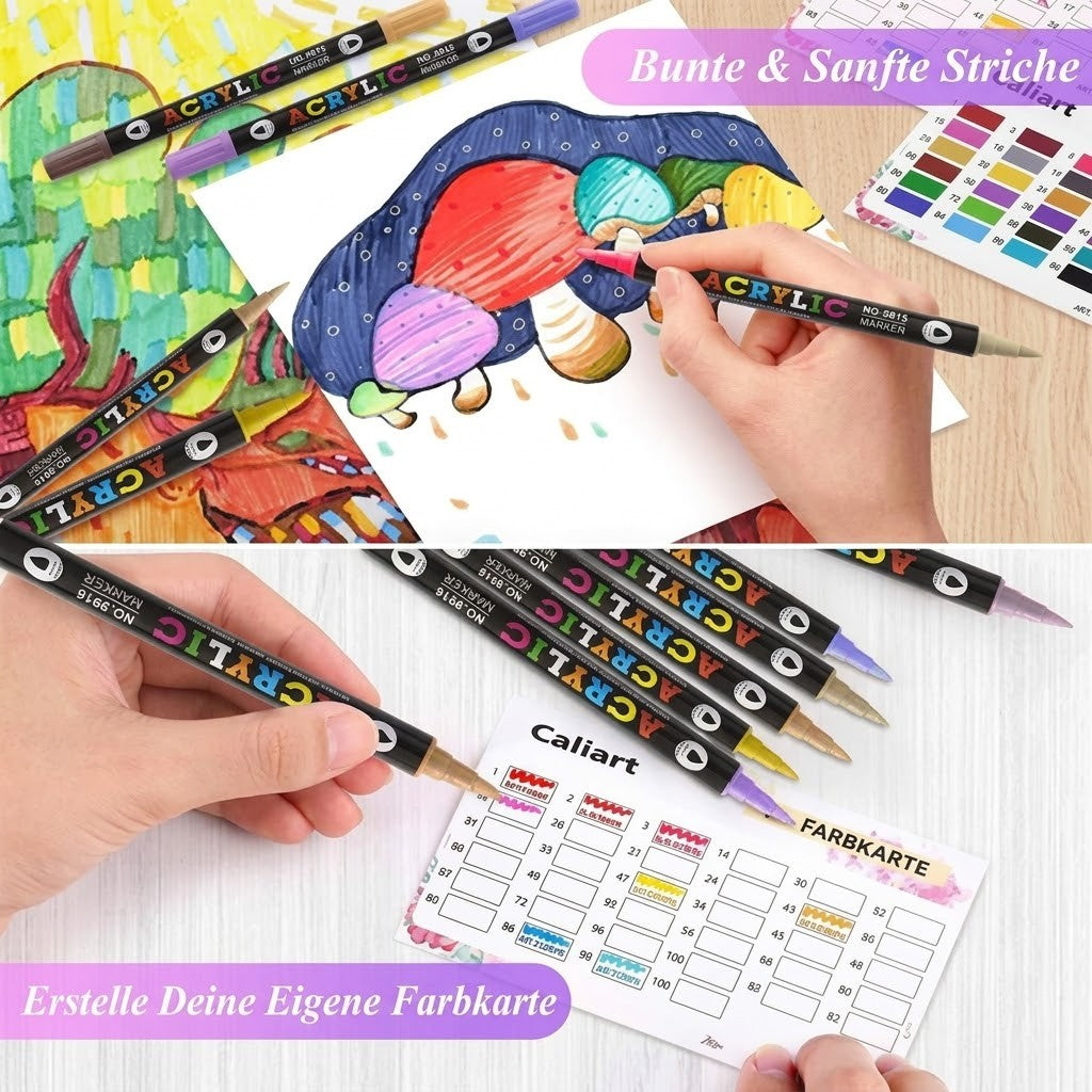 KunstKlick™ / Acrylfarbstifte für lebendige Kreationen