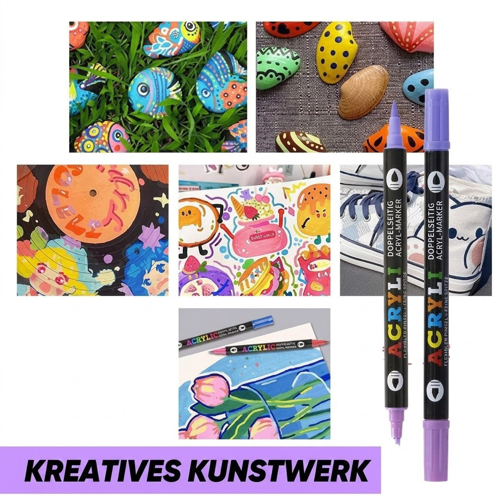 KunstKlick™ / Acrylfarbstifte für lebendige Kreationen