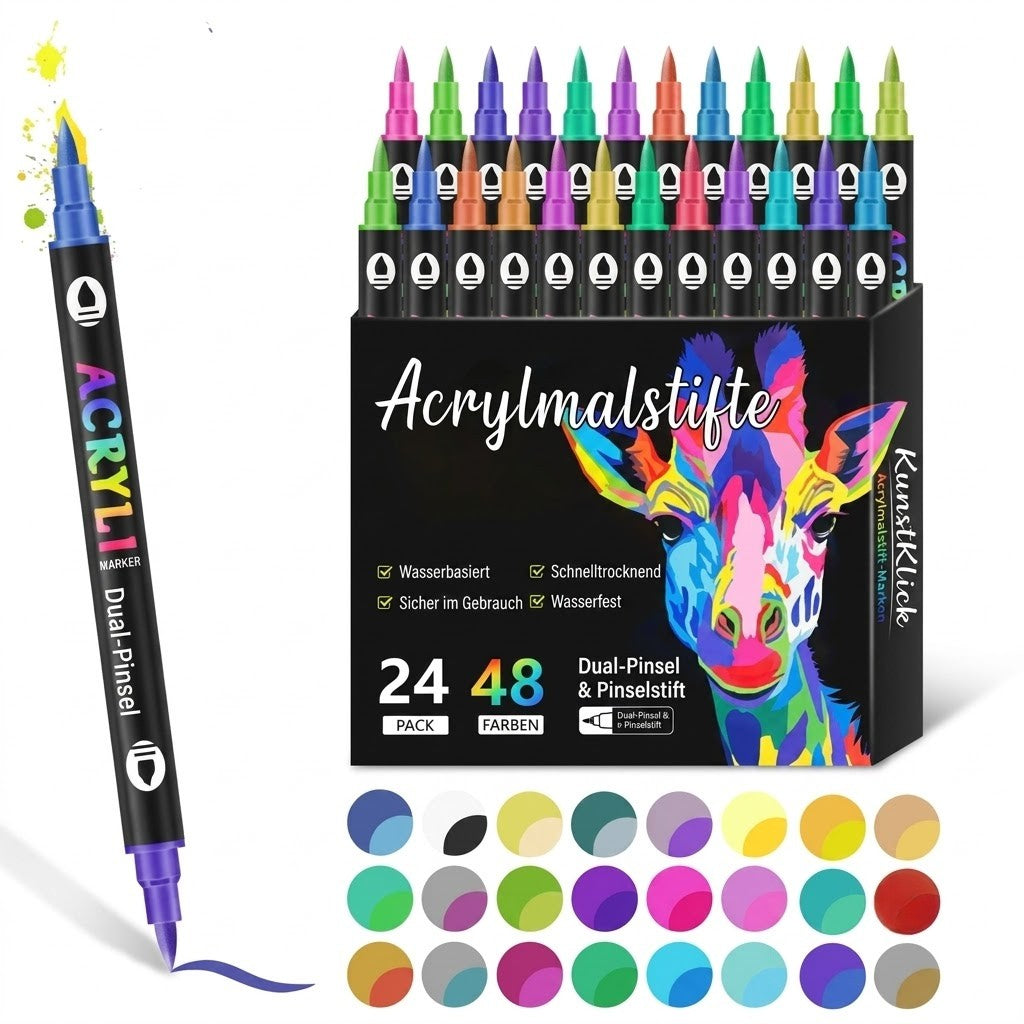 KunstKlick™ / Acrylfarbstifte für lebendige Kreationen