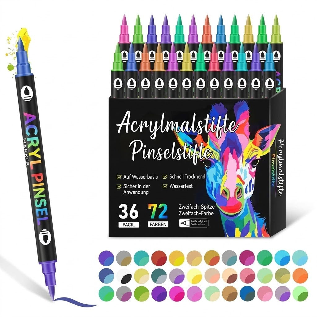 KunstKlick™ / Acrylfarbstifte für lebendige Kreationen