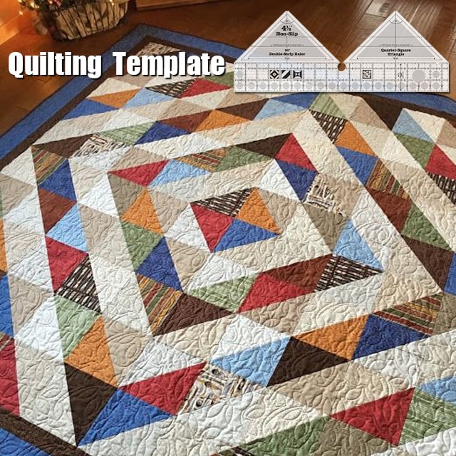 Henrike 90° Doppelstreifen-Lineal für Patchwork und Quilten