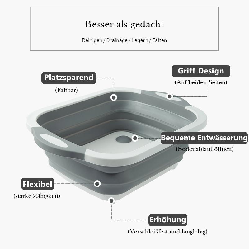 SchnittSchale™ / Tragbarer Multifunktionaler Faltkorb