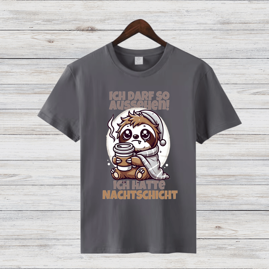Faules Faultier | Lustiges Nachtshirt | Humorvolles Winterdesign | Statement Shirt für Frauen - Sopheria