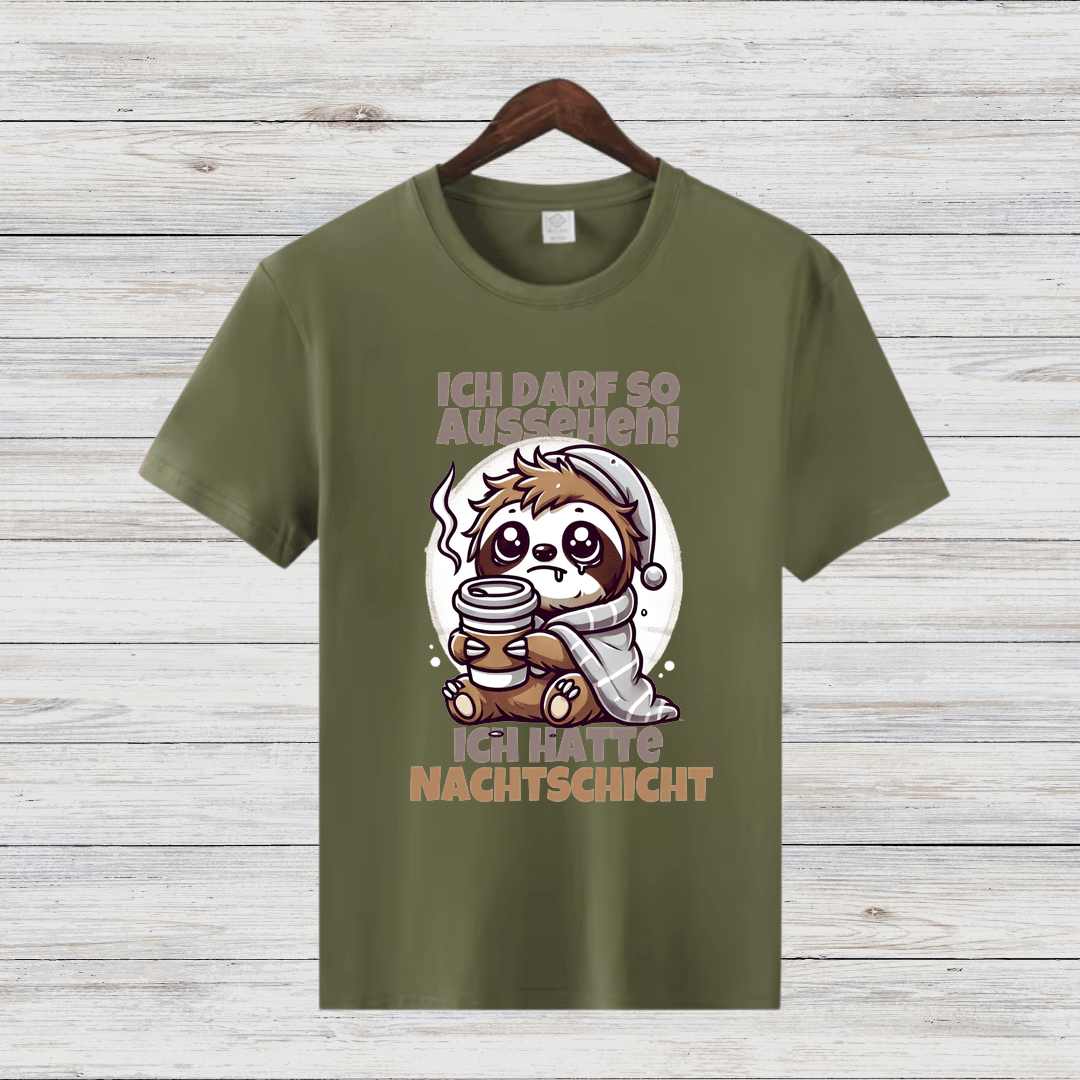 Faules Faultier | Lustiges Nachtshirt | Humorvolles Winterdesign | Statement Shirt für Frauen - Sopheria