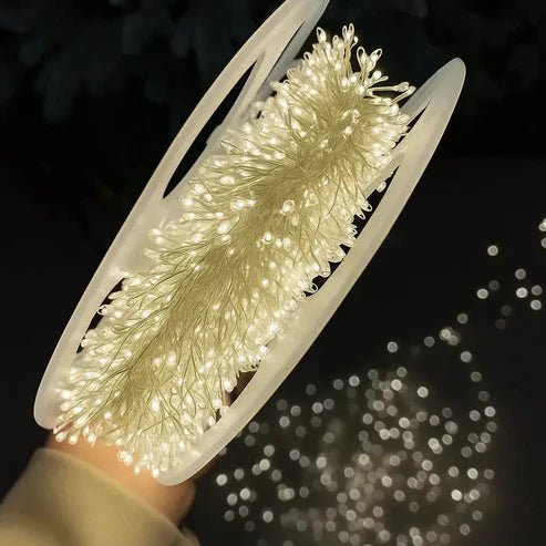 FestlichFunkel™ / LED-Kupferdraht Weihnachtsbeleuchtung – Warme, Magische Glut (9 M, 300 LEDs) - Sopheria