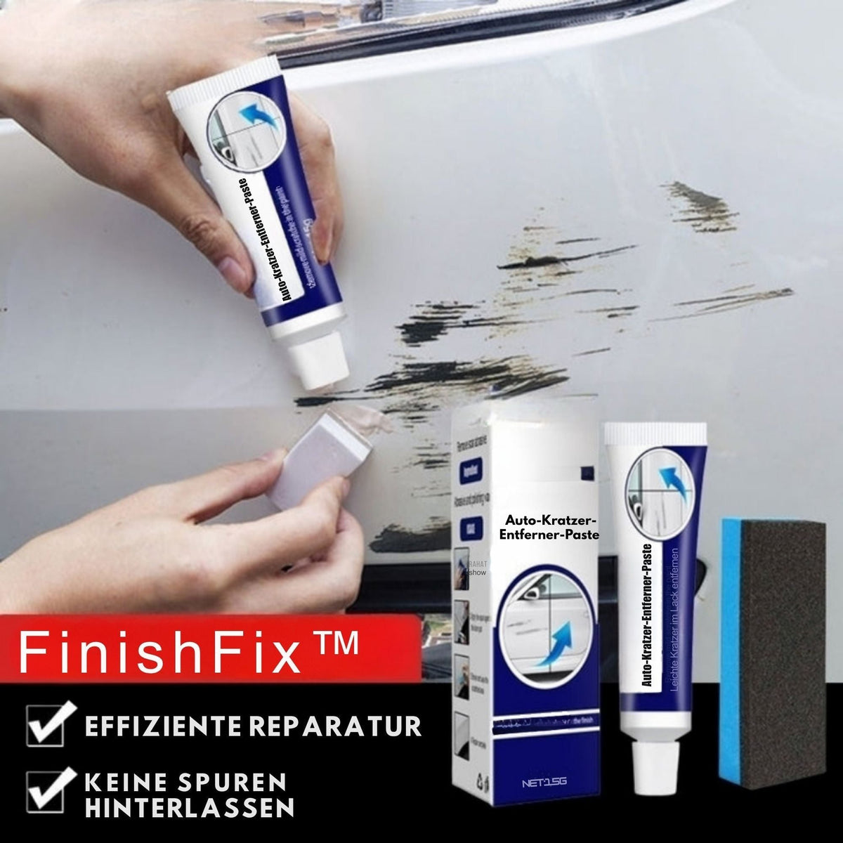FinishFix™ / Auto-Kratzer-Entferner-Paste (1+1 GRATIS) - Sopheria