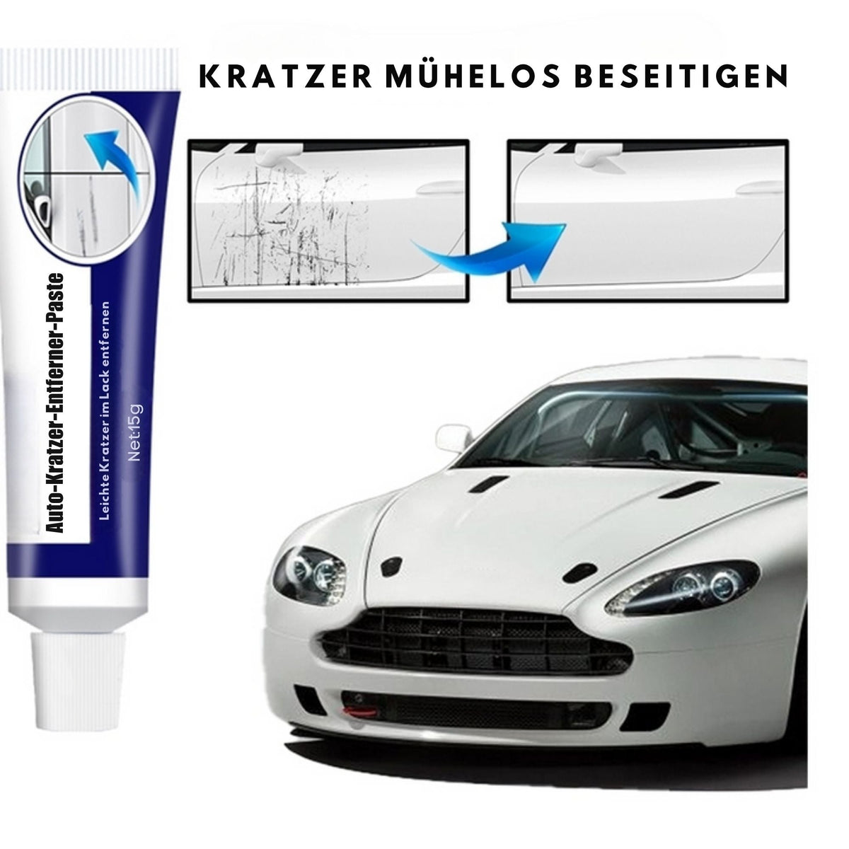 FinishFix™ / Auto-Kratzer-Entferner-Paste (1+1 GRATIS) - Sopheria