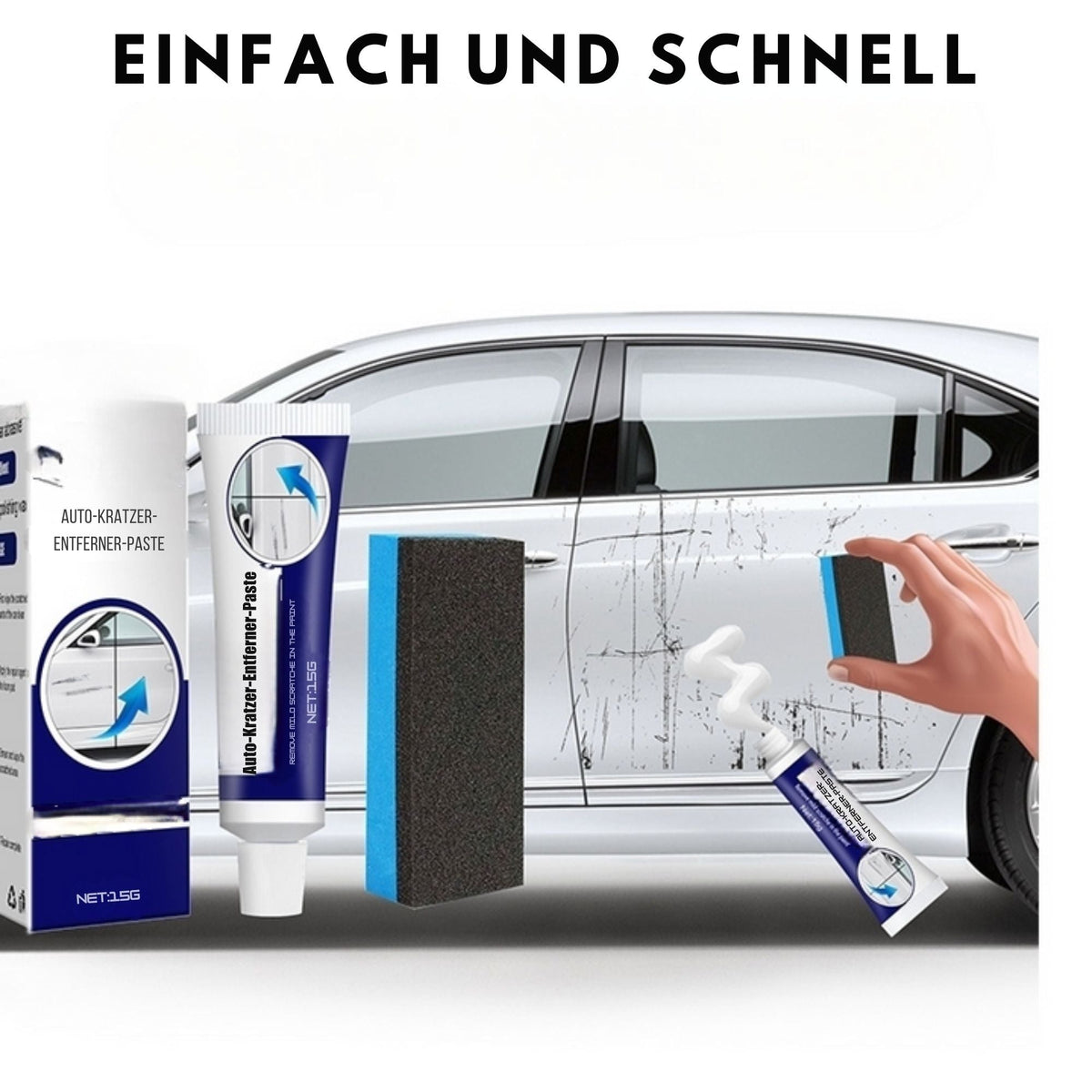 FinishFix™ / Auto-Kratzer-Entferner-Paste (1+1 GRATIS) - Sopheria