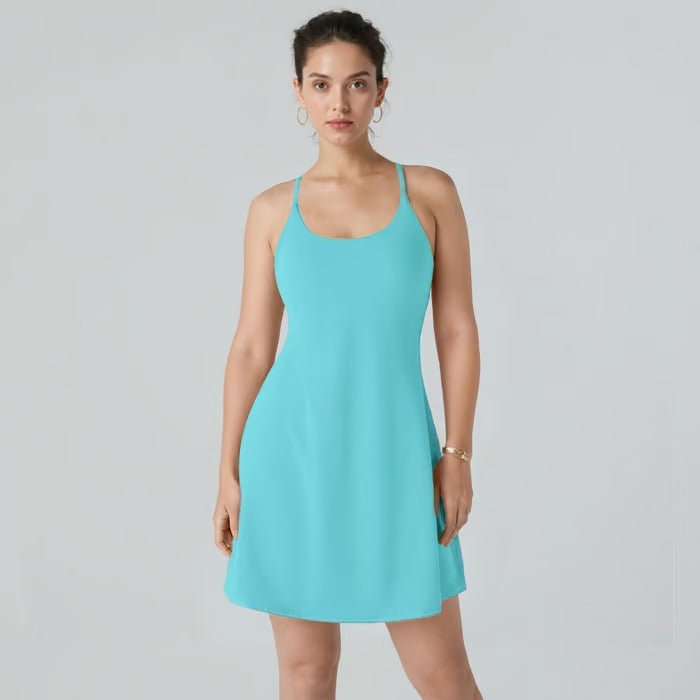 FitFinesse™ / Rückenfreies Fitnesskleid für mühelosen Stil und optimalen Halt - Sopheria