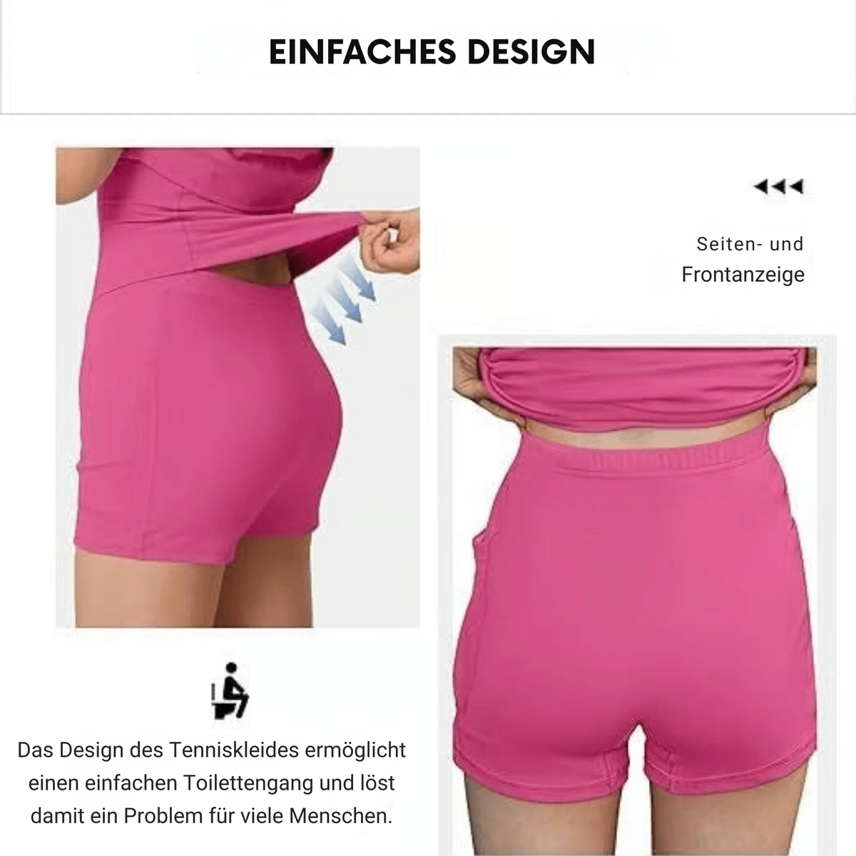 FitFinesse™ / Rückenfreies Fitnesskleid für mühelosen Stil und optimalen Halt - Sopheria