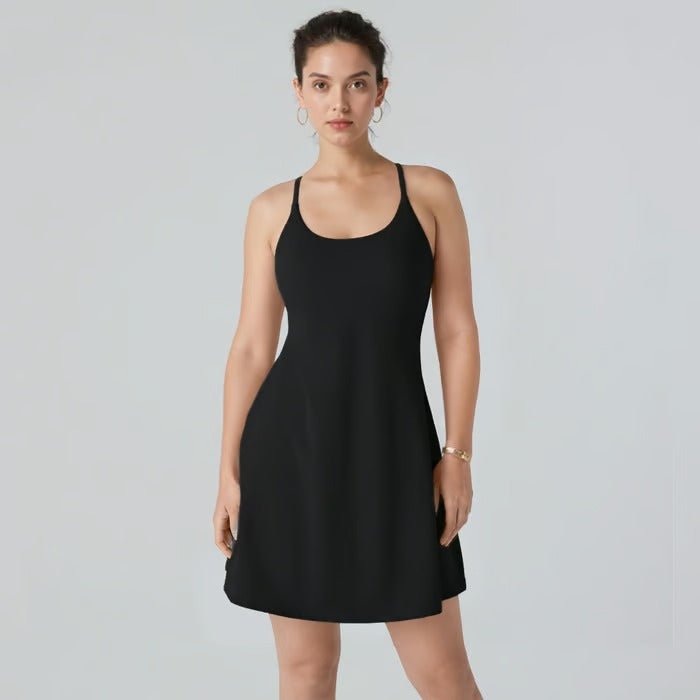 FitFinesse™ / Rückenfreies Fitnesskleid für mühelosen Stil und optimalen Halt - Sopheria