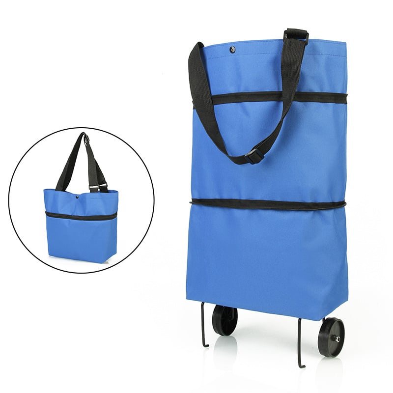 FlexTasche – Faltbare Einkaufstasche mit Rollen - Sopheria