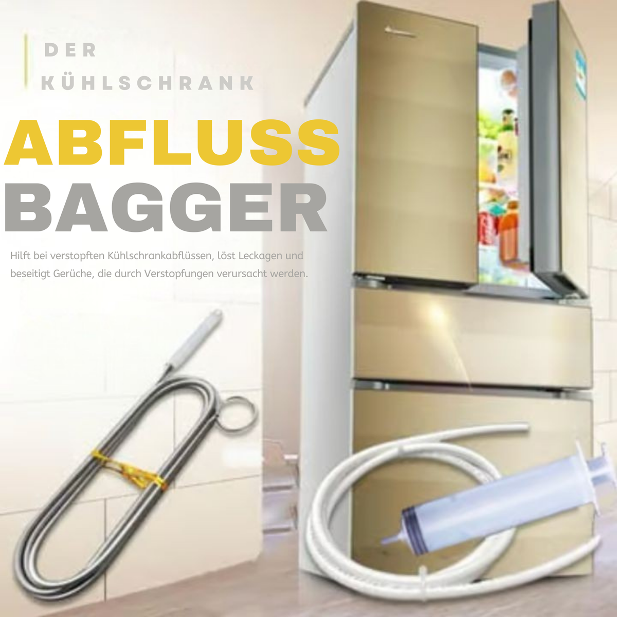 FridgeGlanz™ / Wirksam für Kühlschränke und Abflüsse. - Sopheria