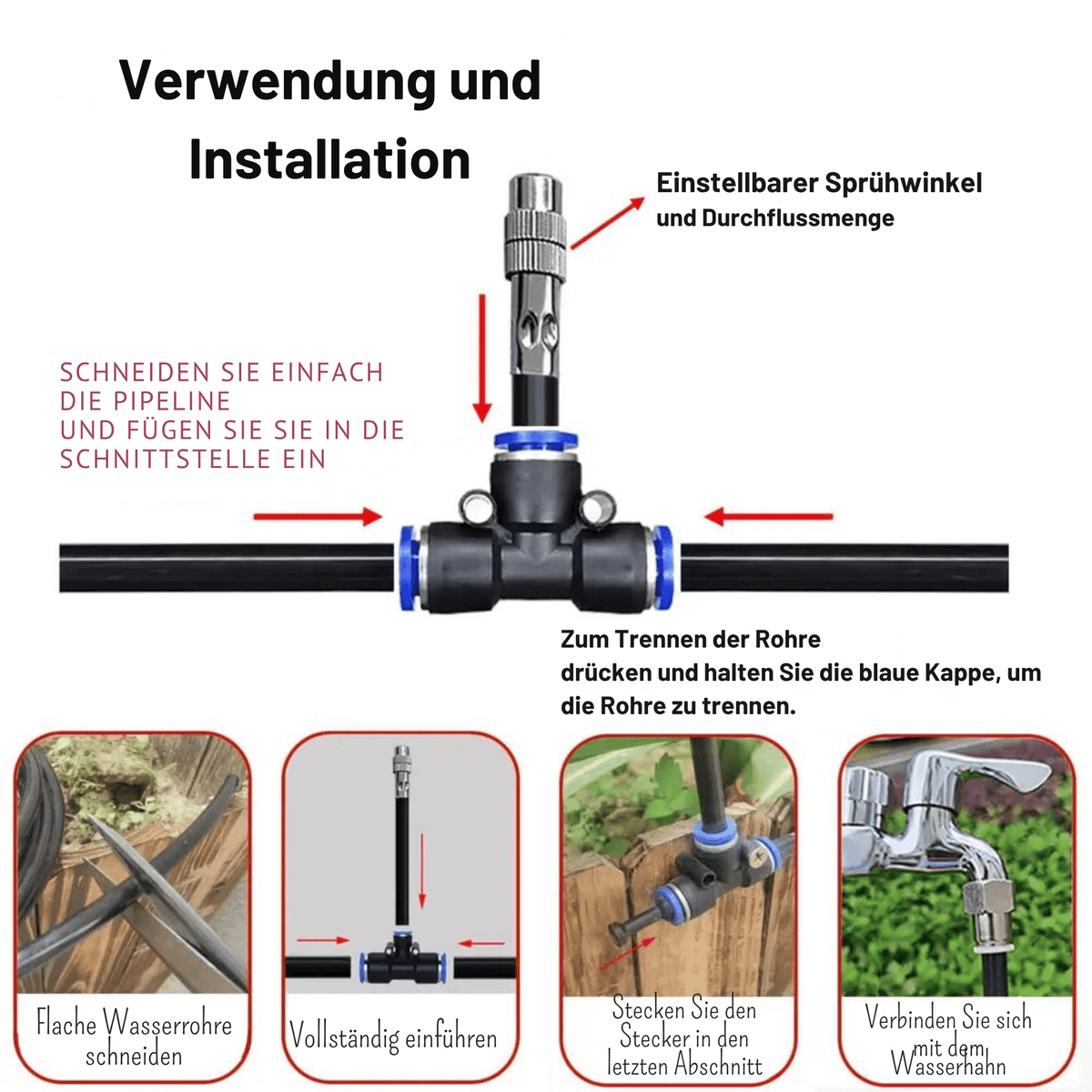 GartenGieß™ / Automatisches Bewässerungssystem für Garten & Balkon - Sopheria