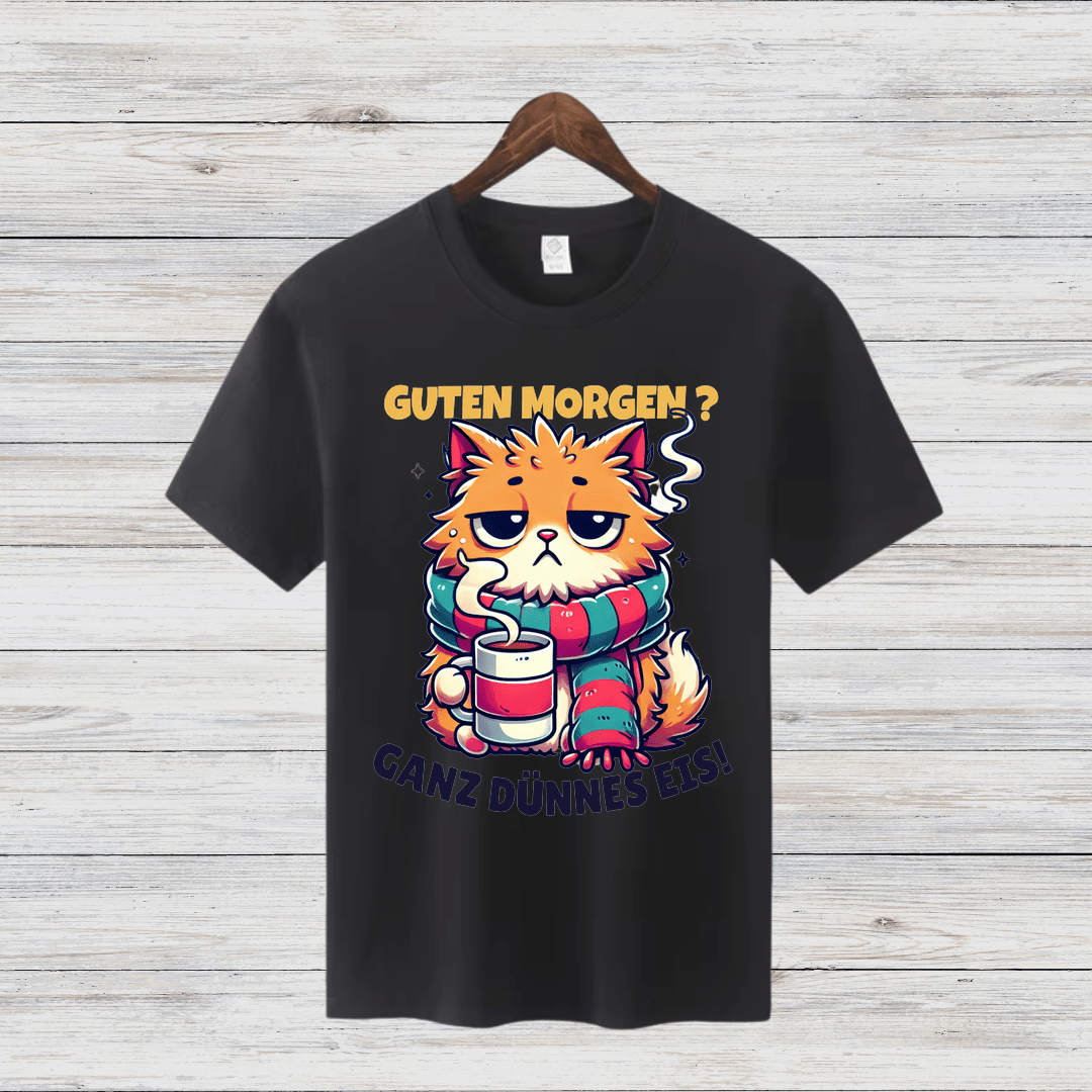 Gemütliche Katze | Lustiges Wintershirt | Humorvolles Statement Shirt | Perfekt für kalte Tage - Sopheria