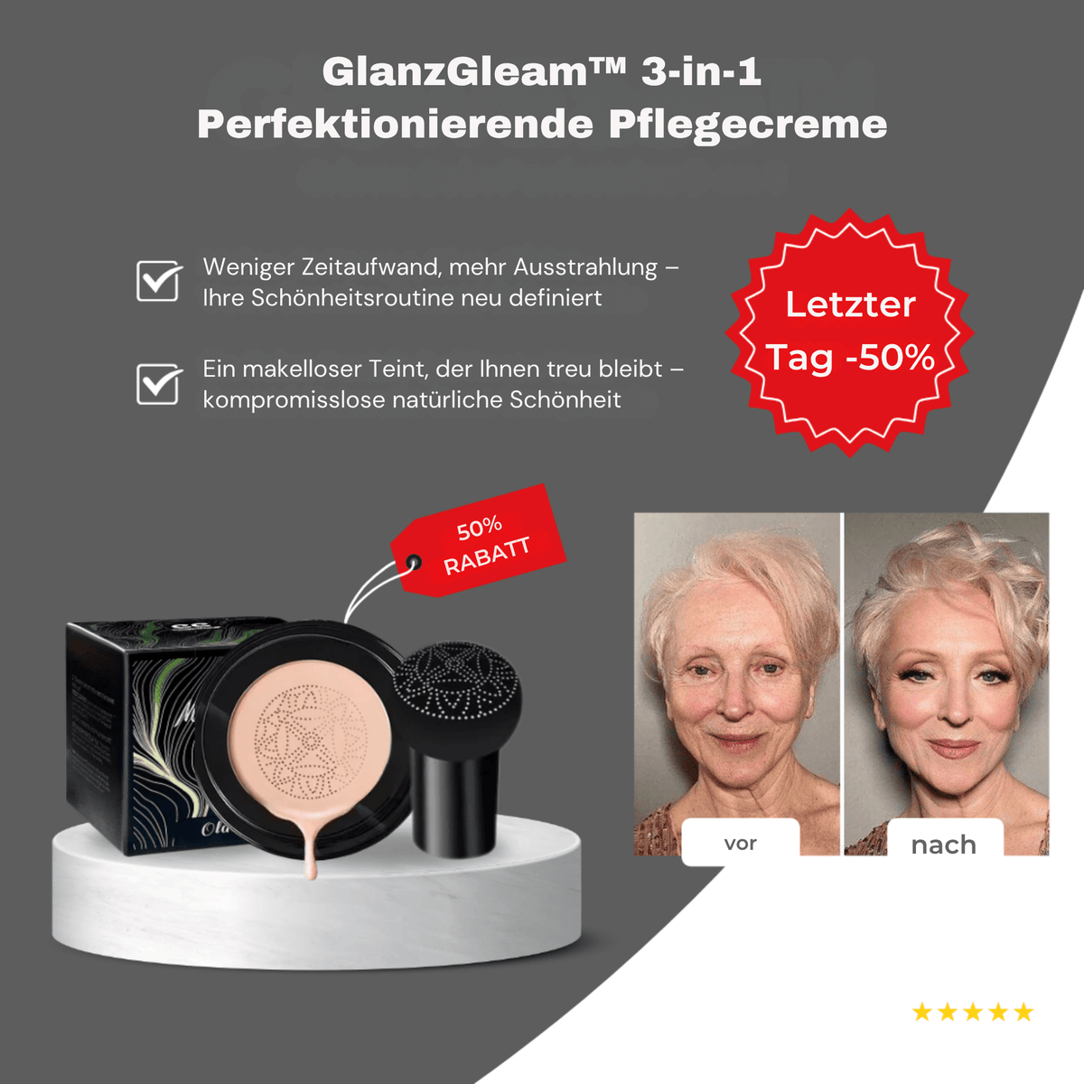 GlanzGleam™ / 3-in-1 Pflegecreme für perfekte Ergebnisse - Sopheria