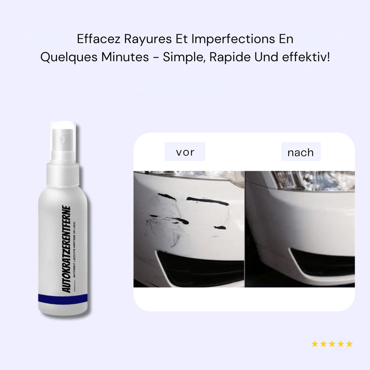 GlanzGuard™ / Autokratzerentferner-Spray - Sopheria