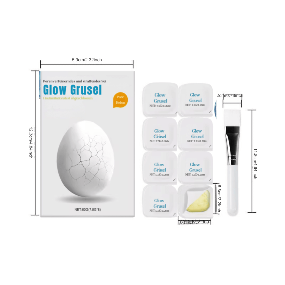 GlowGrusel™ / Feuchtigkeitsspendende Gesichtsmaske zur Hautregeneration - Sopheria
