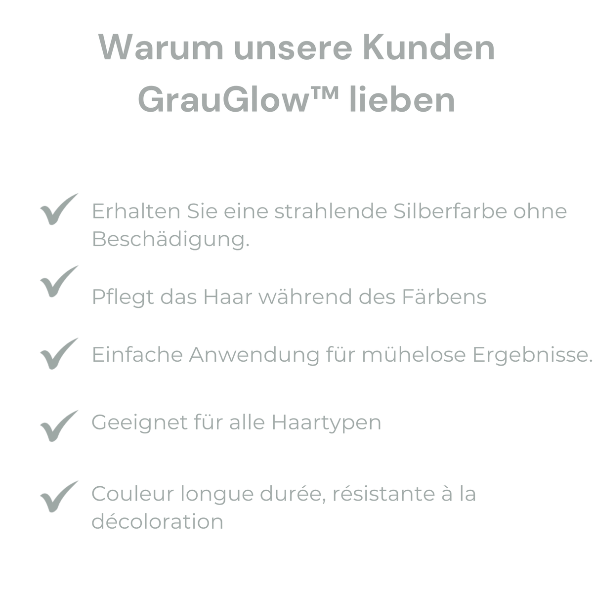 GrauGlow™ / 2-in-1 Natürliche Haarfarbe (1+1 GRATIS) - Sopheria