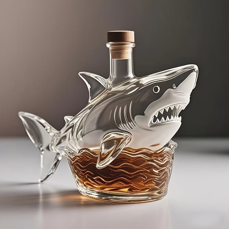 HaiHumpen™ / Leerer Großer Weißer Hai Whiskydekanter (Kein Alkohol enthalten) - Sopheria