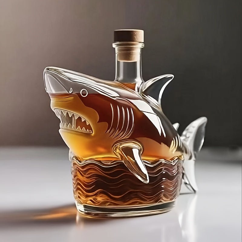 HaiHumpen™ / Leerer Großer Weißer Hai Whiskydekanter (Kein Alkohol enthalten) - Sopheria