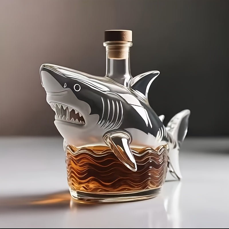 HaiHumpen™ / Leerer Großer Weißer Hai Whiskydekanter (Kein Alkohol enthalten) - Sopheria