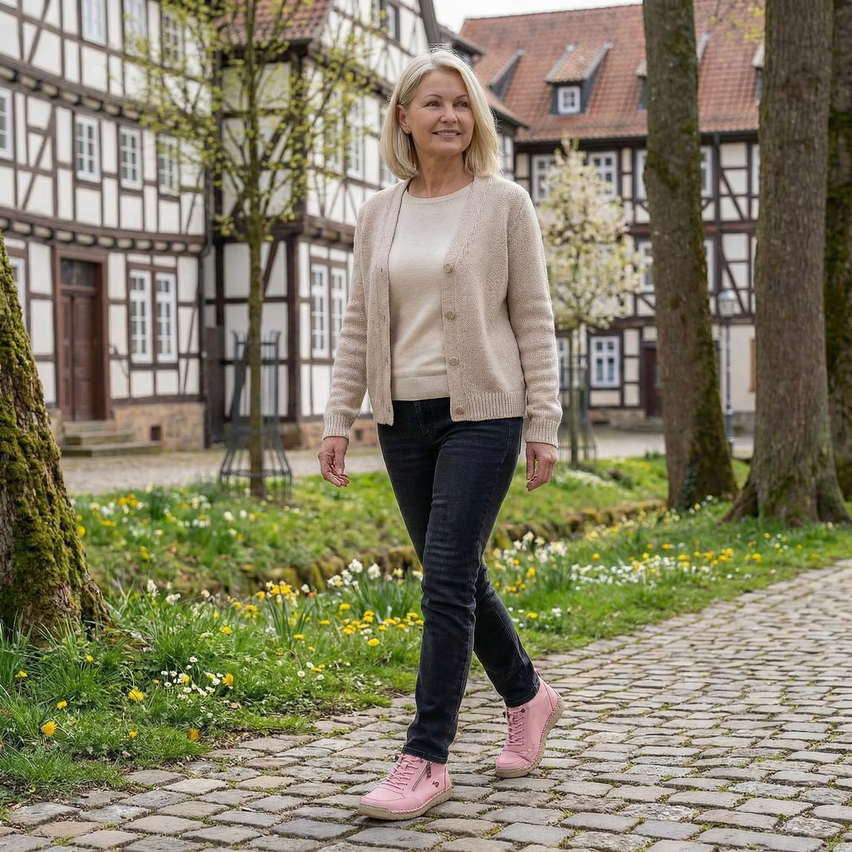 Mila – Komfortable orthopädische Sneakers + Reißverschluss