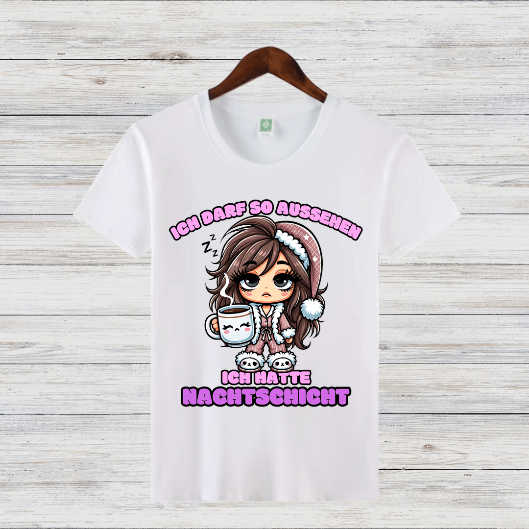 Ich hatte Nachtschicht | Lustiges Statement-Shirt | Humorvolles Design für Wintertage | Nachtarbeiter-Geschenkidee - Sopheria