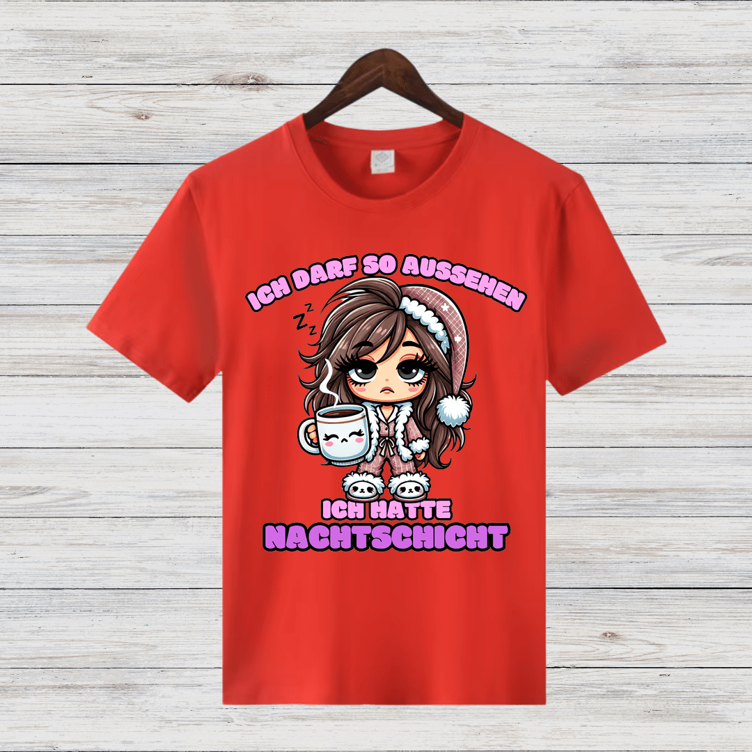 Ich hatte Nachtschicht | Lustiges Statement-Shirt | Humorvolles Design für Wintertage | Nachtarbeiter-Geschenkidee - Sopheria