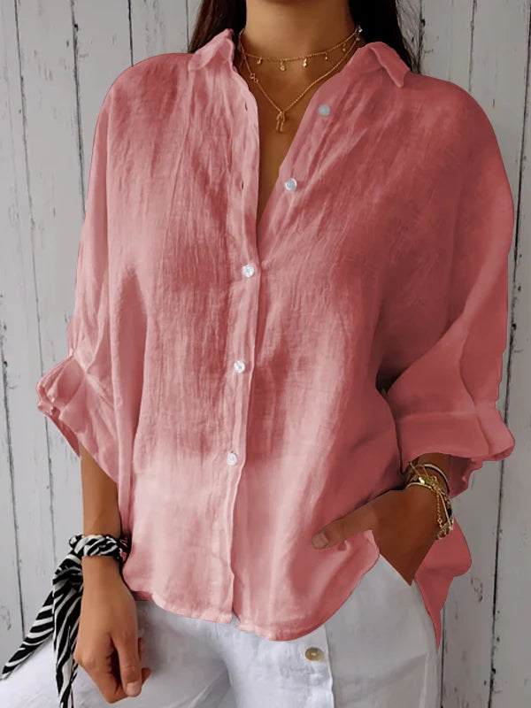 Madison – Zeitlos elegante Bluse mit Knopfleiste