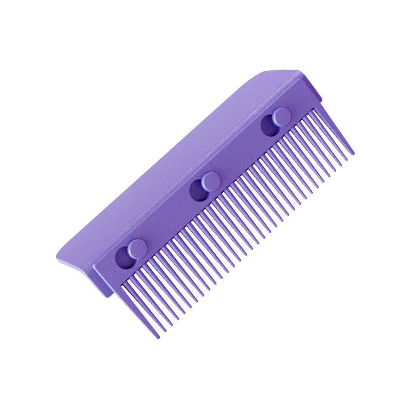 KammKomfort™ / Selbsthaftender Glätteisen-Kamm für seidig glattes Haar zu Hause - Sopheria